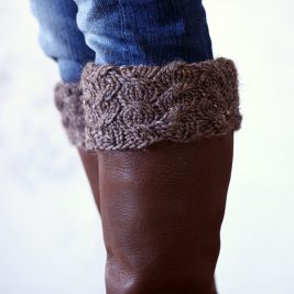 Be BRAVE : Boot Cuff Knitting Pattern
