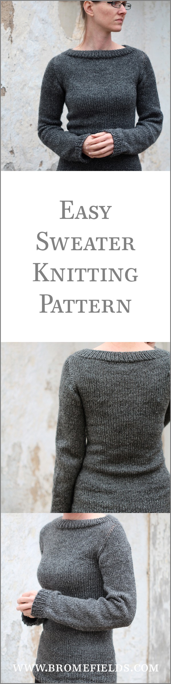 Easy Sweater Knitting Pattern!