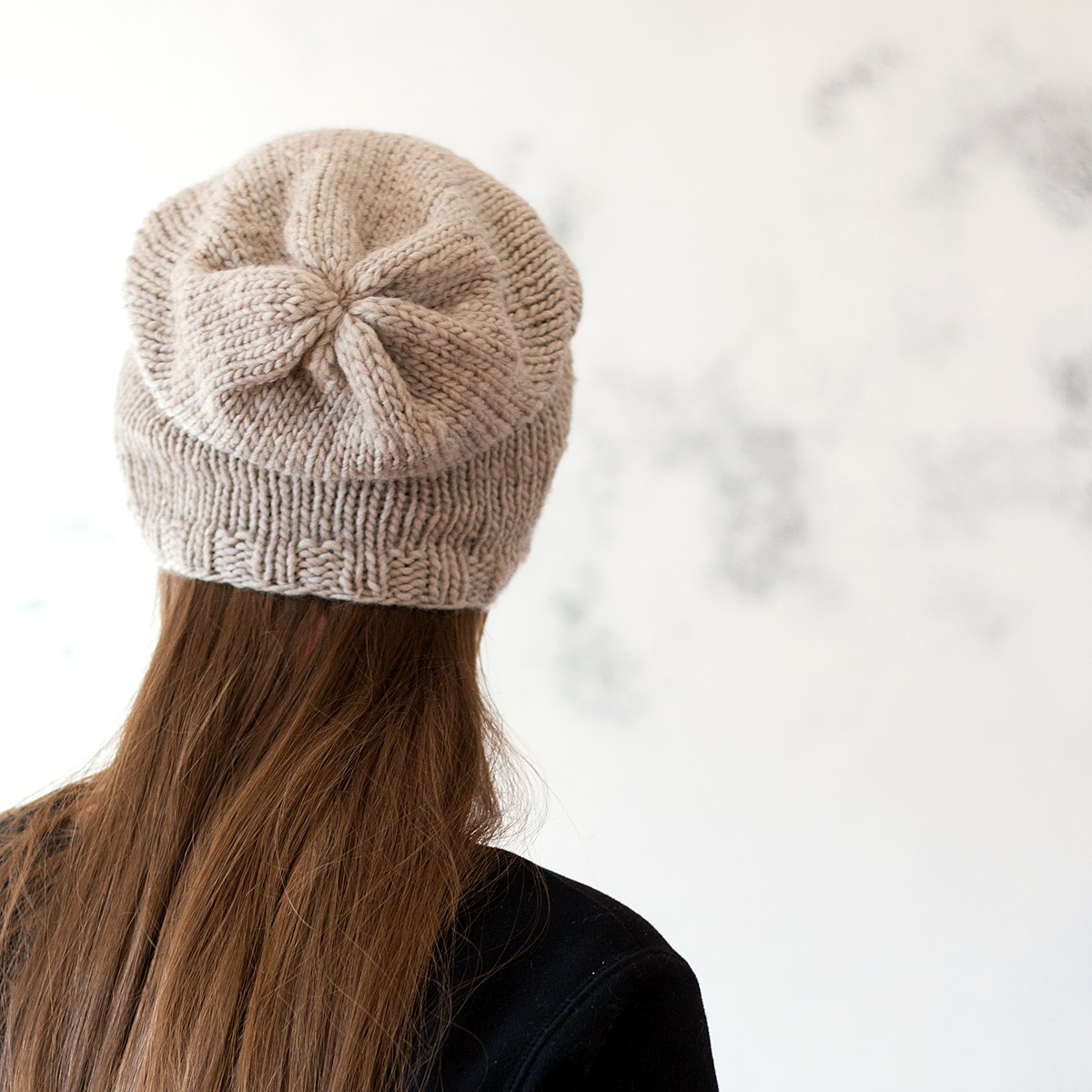 INPSIRATIONAL : Women s Slouchy Hat Knitting Pattern Brome Fields