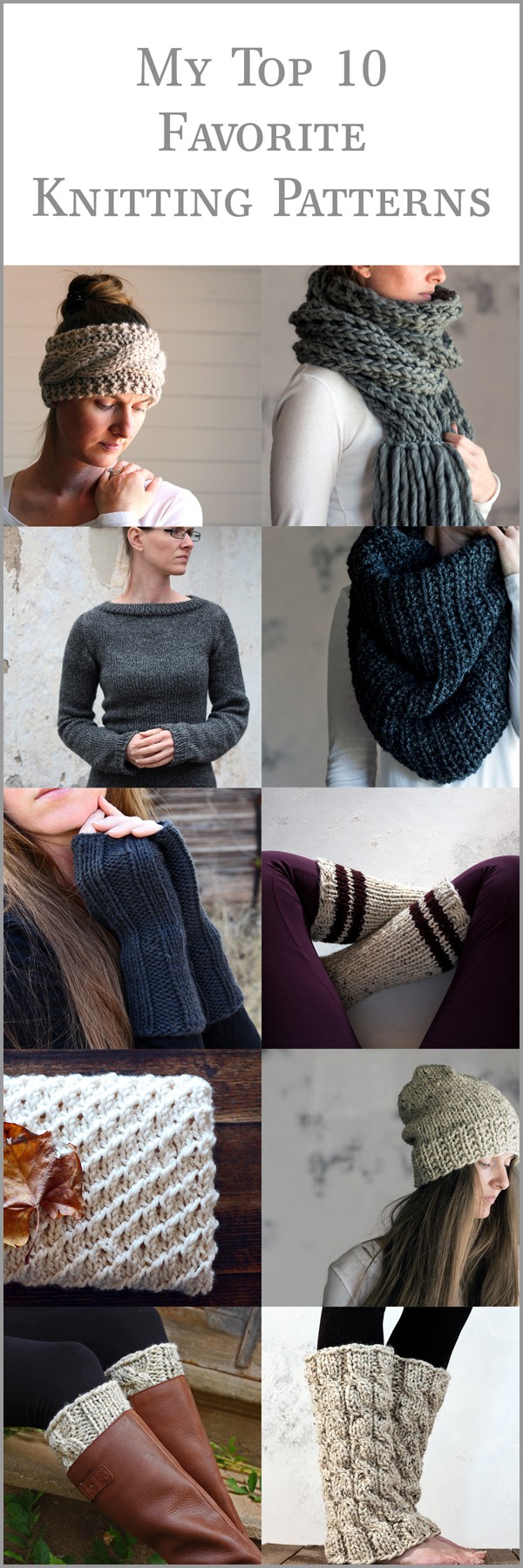 Brome Fields Top 10 Favorite Knitting Patterns