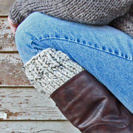 Relaxing Boot Cuff Knitting Pattern by Brome Fields Relaxing Boot Cuff Knitting Pattern by Brome Fields