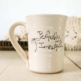 Hand-thrown "Perfectly Imperfect" 16 oz Mug