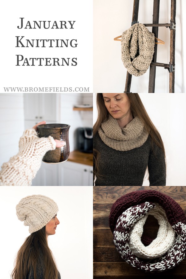 January Knitting Pattern Subscription by Brome Fields