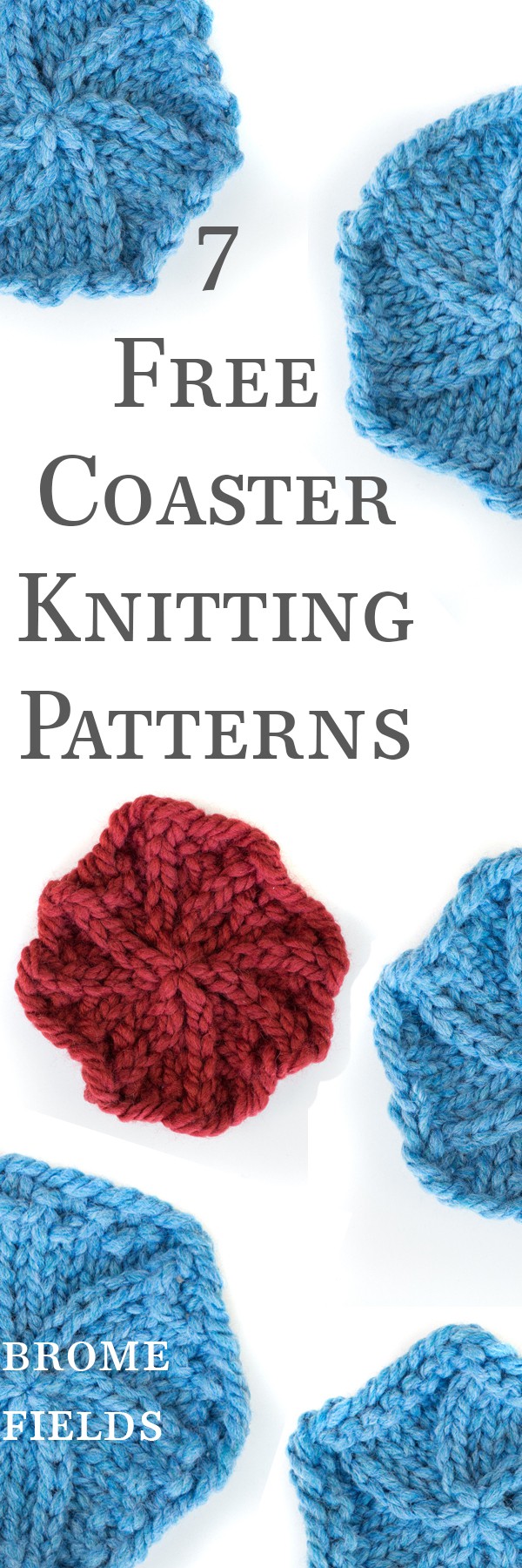{FREE} Circle Coaster Knitting Pattern - Brome Fields