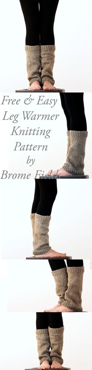 FREE & Easy Leg Warmer Knitting Pattern Perceptiveness by Brome Fields