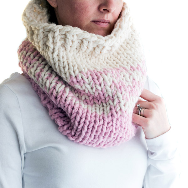 THE BEST : Super Chunky Cowl Knitting Pattern - Brome Fields