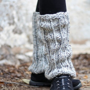 DARING – Women’s Leg Warmer Knitting Pattern – Brome Fields