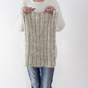 Daring Ribbed Cowl Knitting Pattern : Brome Fields