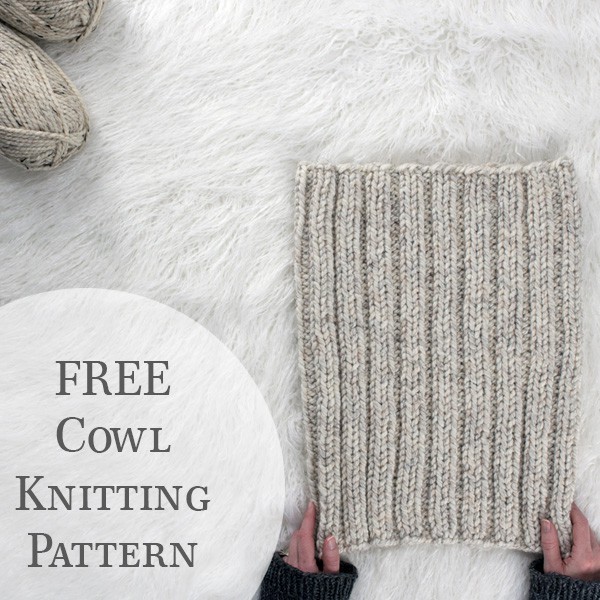 Ribbed Cowl Knitting Pattern : Daring
