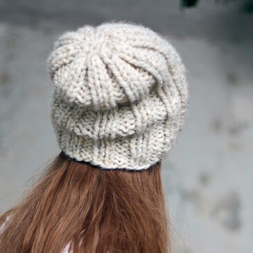 Slouchy Hat Knitting Pattern : Daring : Brome Fields