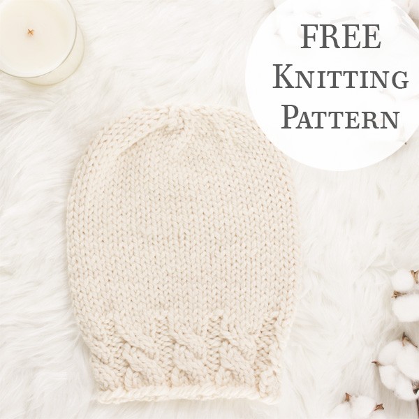 Slouchy Hat Knitting Pattern : Grace