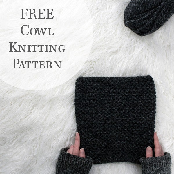Garter Stitch Cowl Knitting Pattern : Gratitude