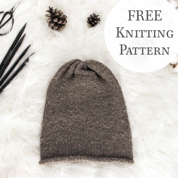Slouchy Hat Knitting Pattern : I Am Worthy