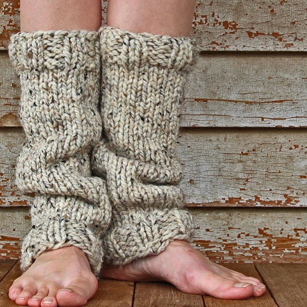 STRENGTH Women's Leg Warmer Knitting Pattern Brome Fields