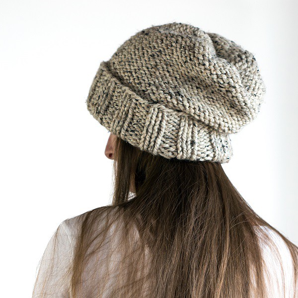 WISDOM : Womens Slouchy Hat Knitting Pattern  Brome Fields