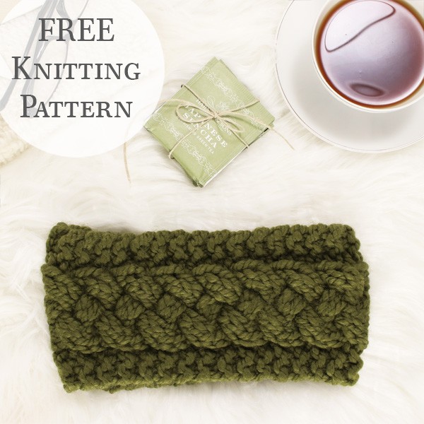 {FREE} Woven Cable Headband Knitting Pattern : Persistence
