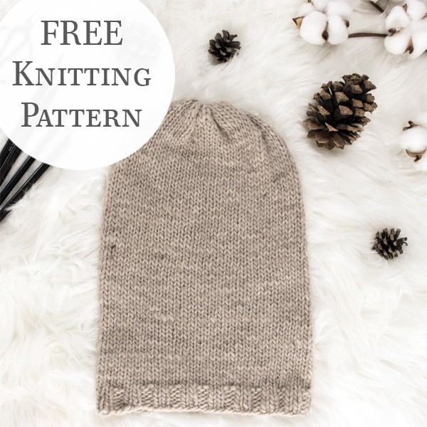 Slouchy Hat Knitting Pattern : Inspirational