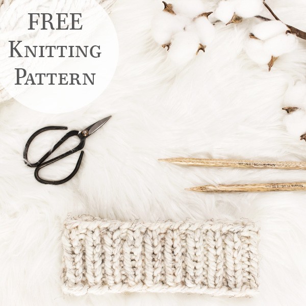 Quick & Easy Headband Knitting Pattern, Free