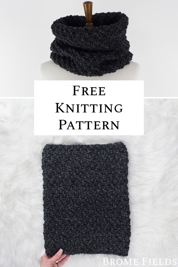 Cowl Knitting Pattern : Comfort : Brome Fields