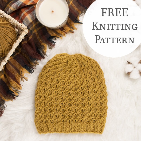 Faux Cable Hat Knitting Pattern : Laughter