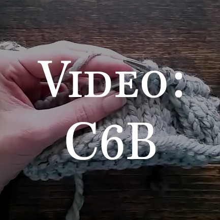 Video: How to Cable Knit : C6B