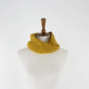 knit cowl on a dress form