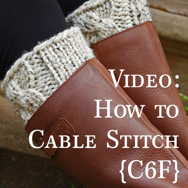 Video: How to Cable Knit : C6F