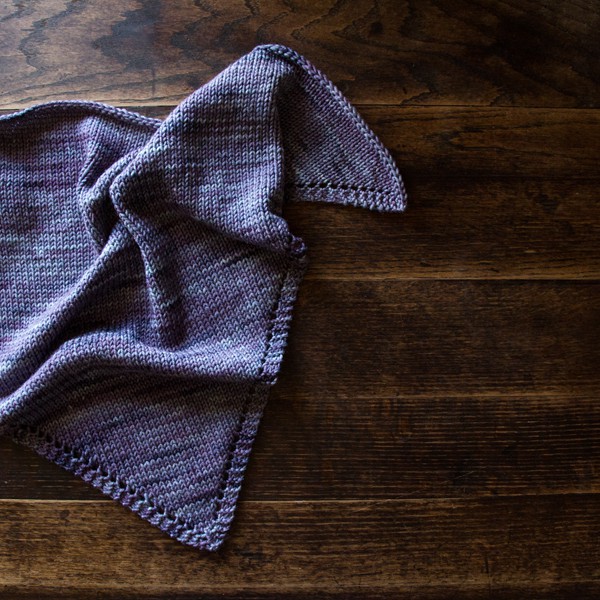 One Skein Triangle Scarf Knitting Pattern : Cheerful by Brome Fields