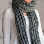 Scarf Knitting Pattern : In Awe - Brome Fields