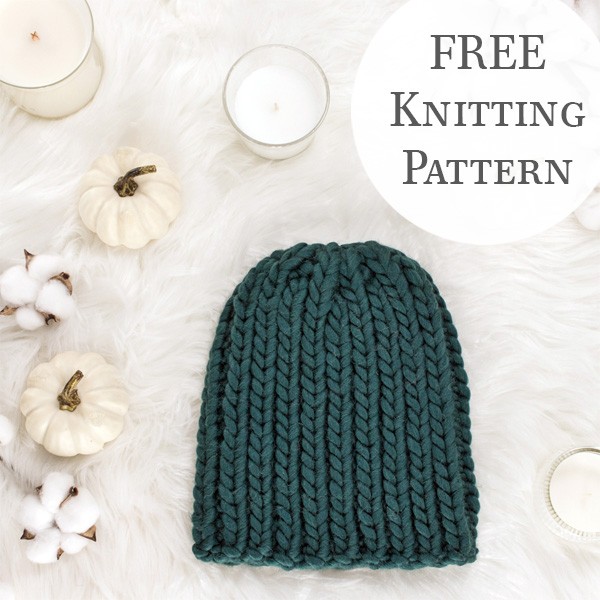 Slouchy Hat Knitting Pattern : Just Breathe