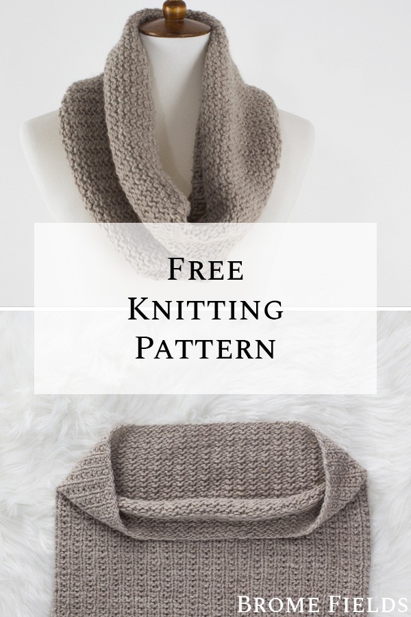 Cowl Knitting Pattern : Beauty : Brome Fields