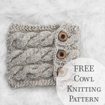 Cowl Knitting Pattern : Friendship : Brome Fields