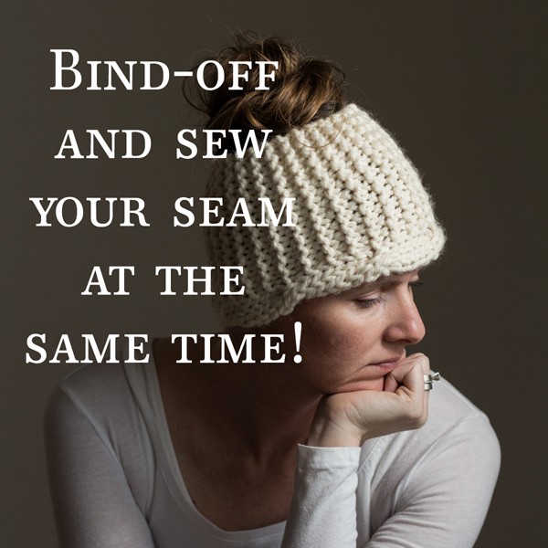 Video: How to Bind-off and Sew Your Seam at the Same Time Video Tutorial