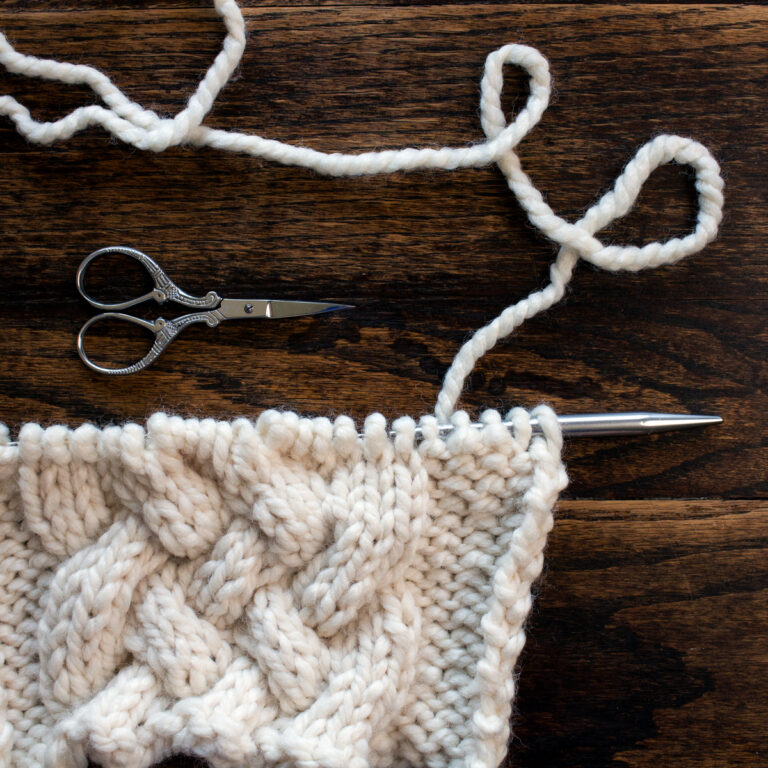Braided Cable Knitting Stitch Pattern