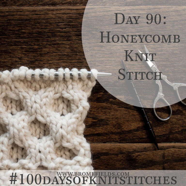 Honeycomb Cable Knitting Stitch Pattern