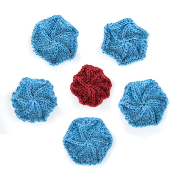 Circle Coaster Knitting Pattern, FREE