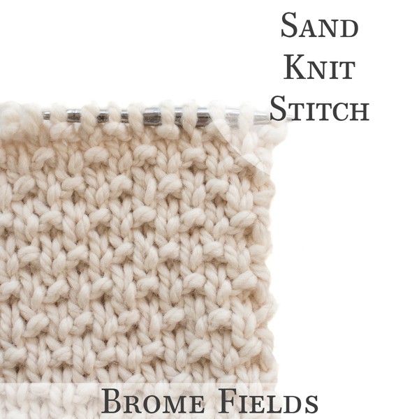 Sand Knit Stitch Video