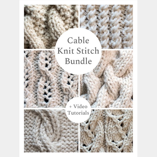 15 Cable Knit Stitches Bundle : Brome Fields