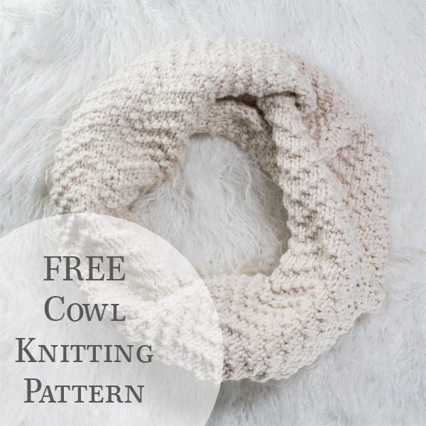 Cowl Knitting Pattern : Chevron : Brome Fields