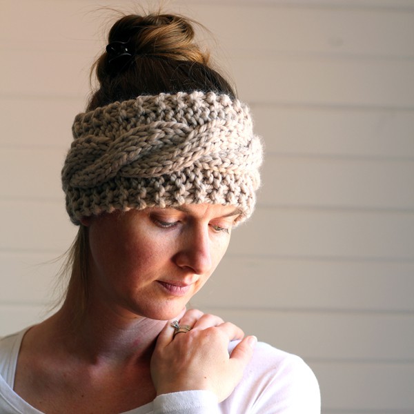 FREE Friendship Cable Headband Knitting Pattern Video Tutorial : Brome  Fields