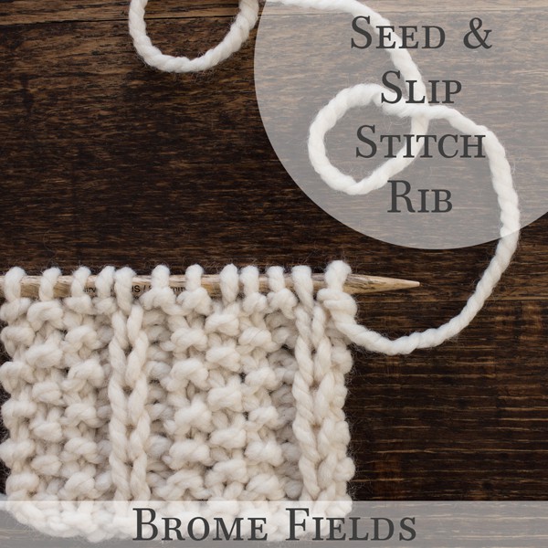 Seed & Slip Rib Knit Stitch Video