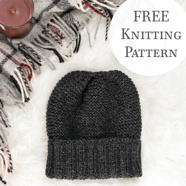 Basic Beanie knitting pattern - Mirella Moments