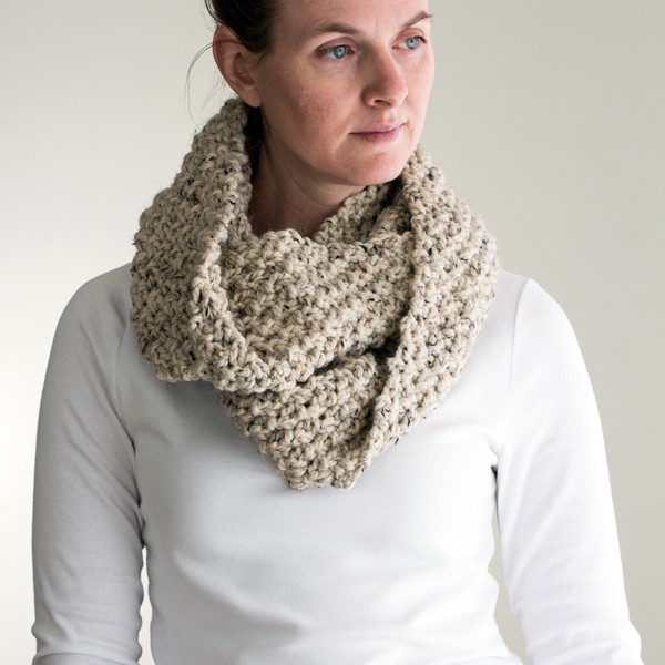 EVERLASTING : Infinity Scarf Cowl Knitting Pattern - Brome ...