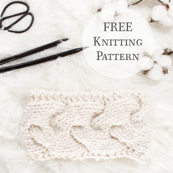 {FREE} Braided Cable Headband Knitting Pattern : Goodness