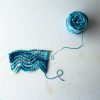 Fan & Feather Dishcloth Knitting Pattern : Liveliness : by Brome Fields
