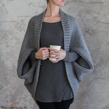 Scoop Shrug Knitting Patterns : Glamorous by Brome Fields