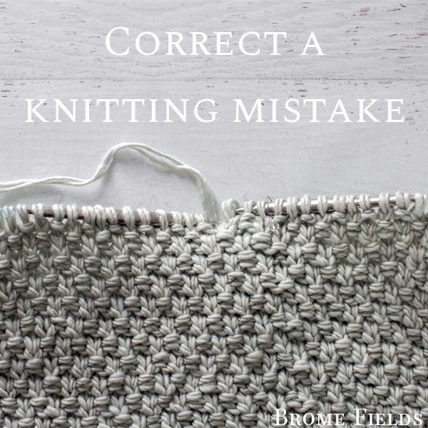 How to Fix a Wrong Knit & Purl Stitch