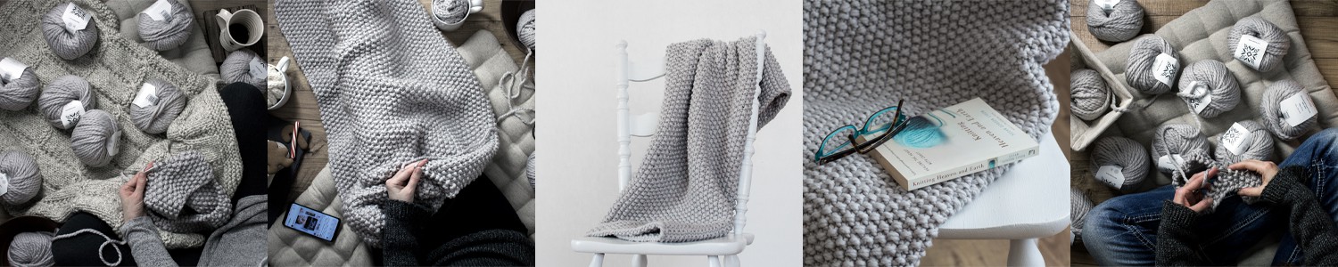 FREE Seed Stitch Blanket Knitting Pattern : Charming by Brome Fields