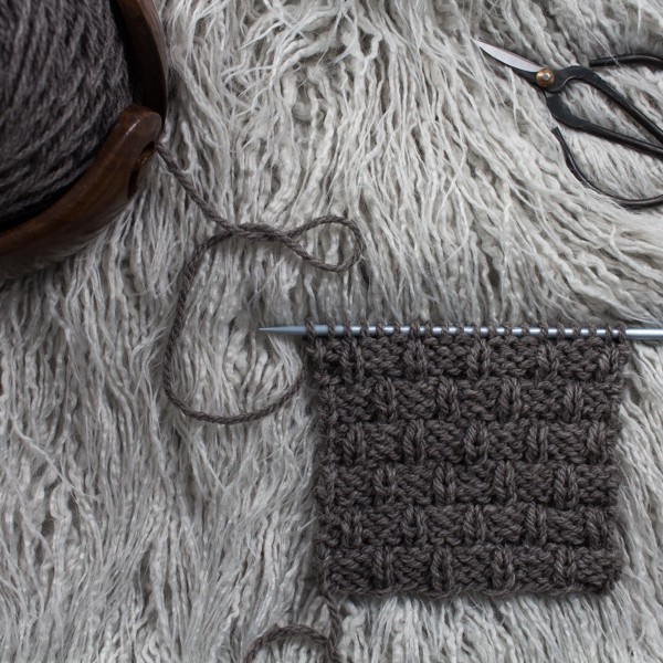 Basketweave Knit Stitch : Day 20 of the 21 Days of Beginner Knit Stitches : Brome Fields : #21daysofbeginnerknitstitches