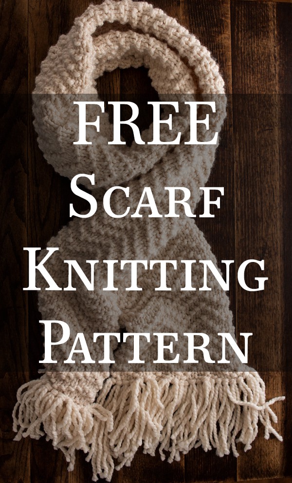 {FREE} CHEVRON : Scarf Knitting Pattern - Brome Fields